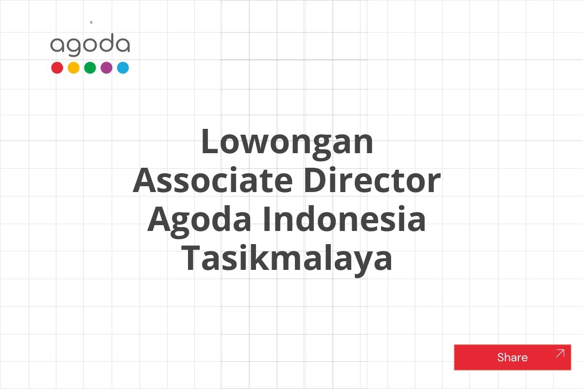 Lowongan Associate Director Agoda Indonesia Tasikmalaya